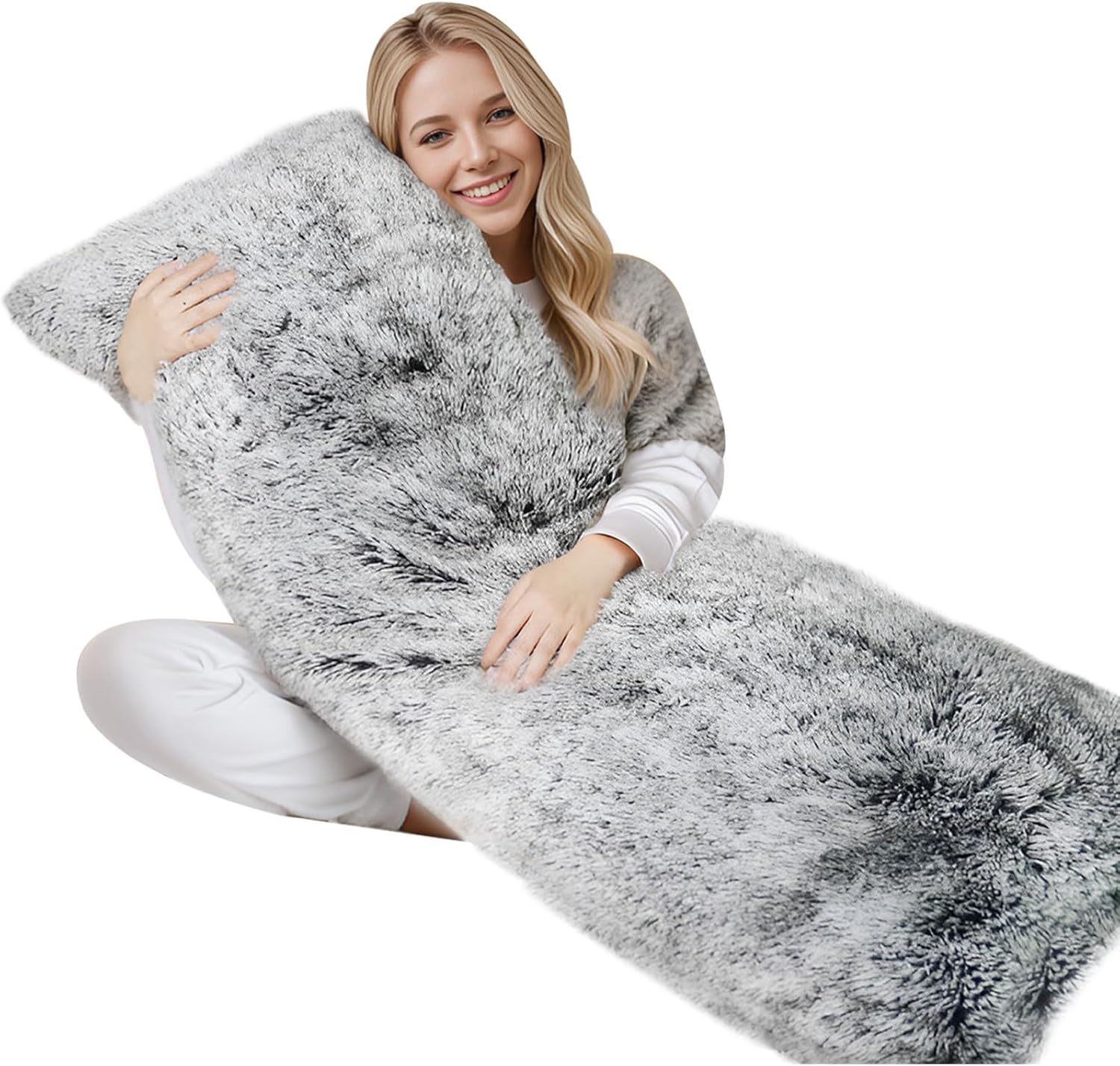 ZonLi Fluffy Body Pillow, Full Body Pillows for Adults, Long Pillow for Sleeping...