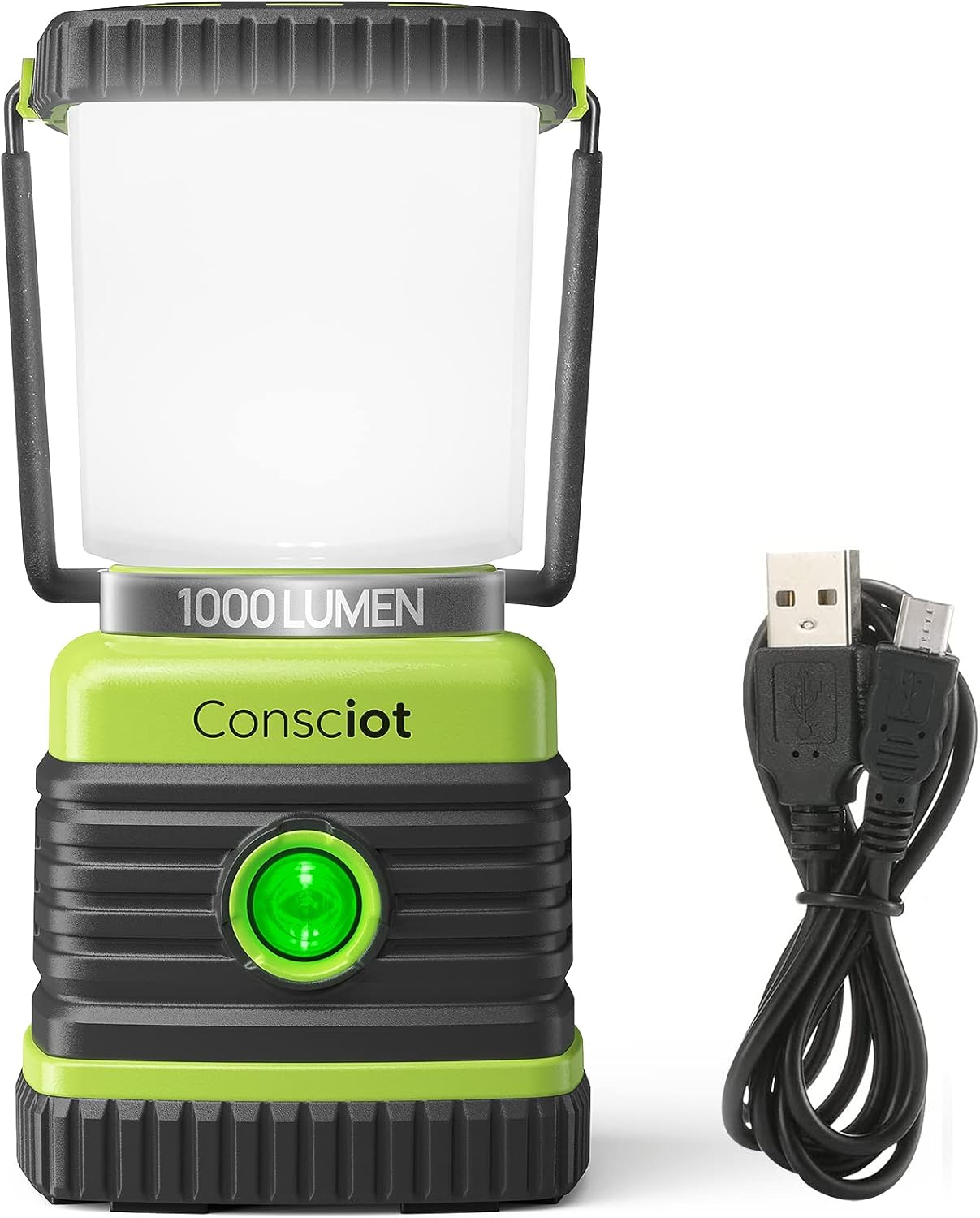 LED Camping Lantern Rechargeable, Consciot Camping...