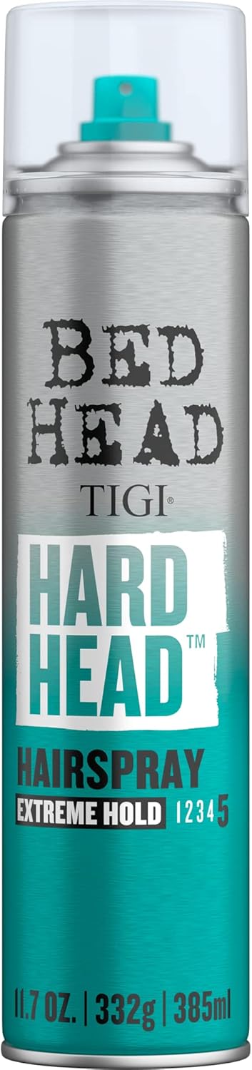 Bed Head by TIGI - Hard Head Hairspray - Extra Strong Hold - Natural Shine Finis...