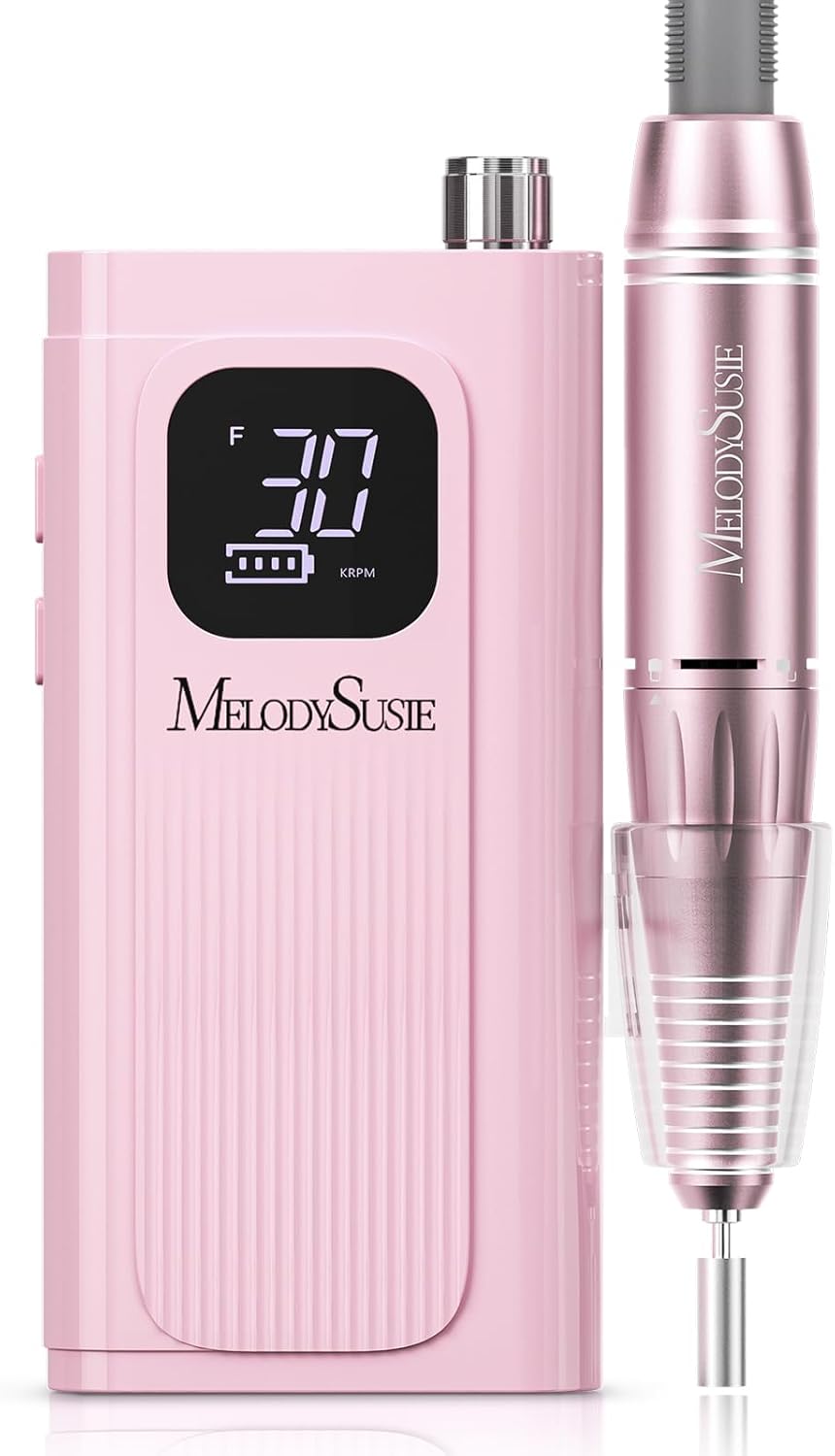 MelodySusie Cordless Electric Nail Files, SC300F Professional Rechargeable Nail...