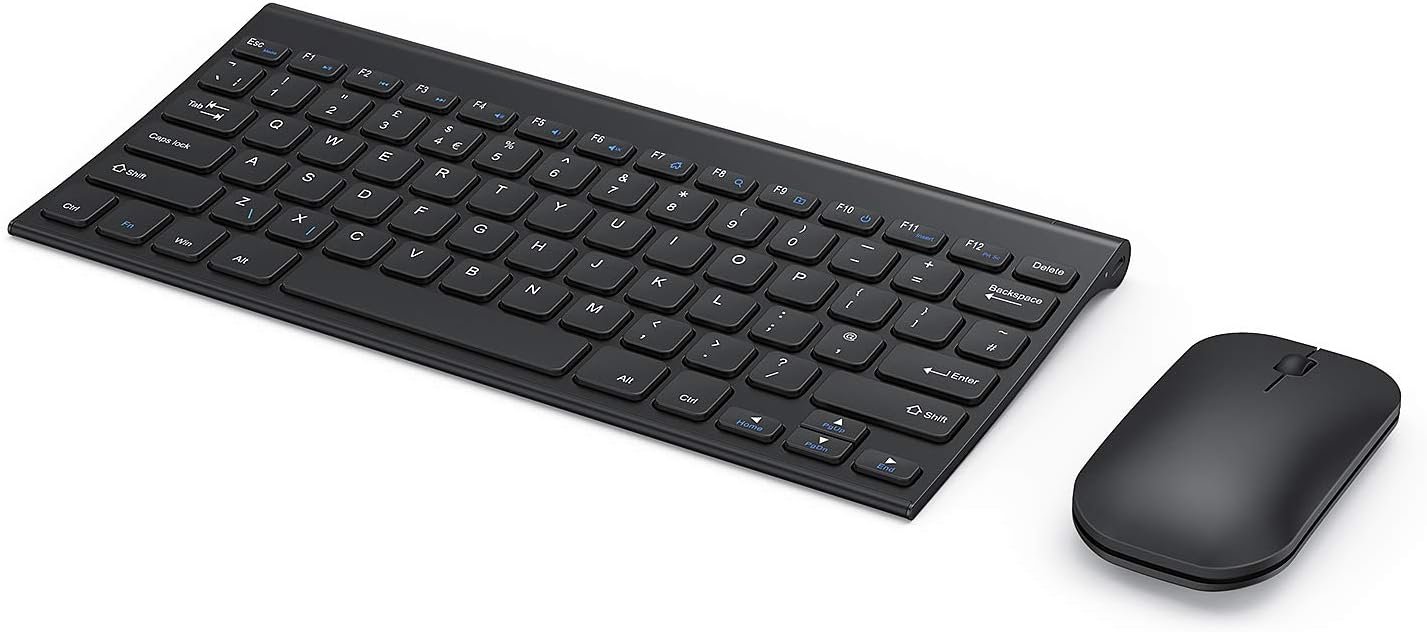 seenda WGJP-031 Small Wireless Keyboard and Mouse, Ultra Compact Rechargeable US...