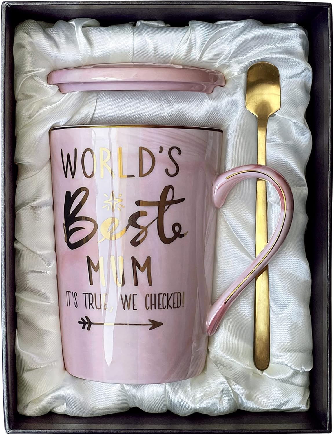 Mum Birthday Mothers Day Gifts for Mum from Daughter Son - World's Best Mum - Mu...