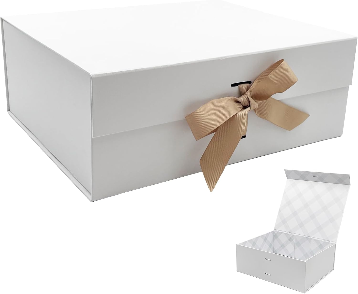 Premium Tekhoho White Large Gift Box, Special Gift Packaging Solution with Magne...