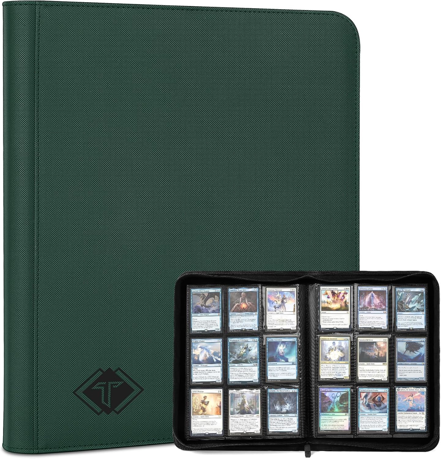 Trading Cards 9 Pocket, TiopLior Zip MTG Card Binder with 432 Side Loading Pocke...