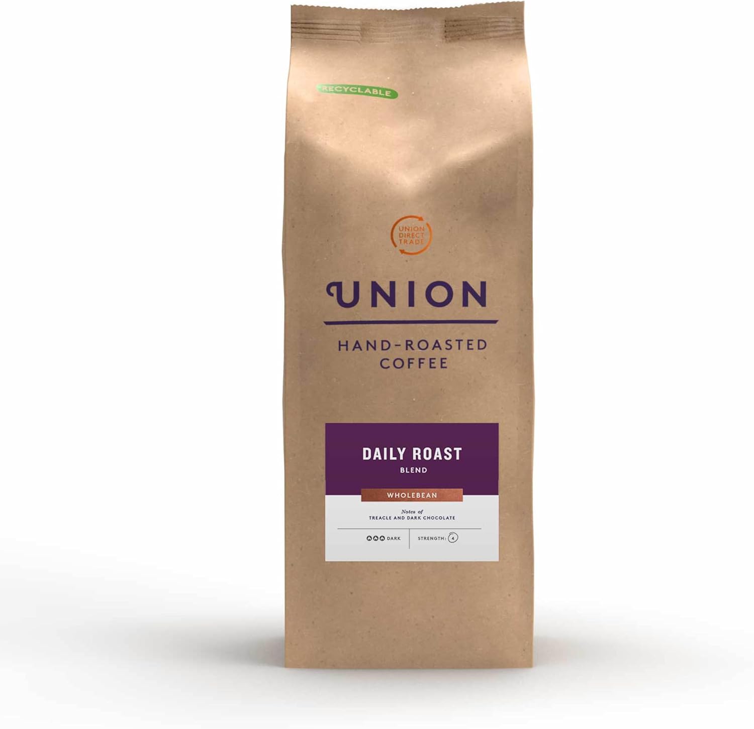 Union Coffee | Daily Roast Coffee Beans | Dark Roast | Pack of 1kg