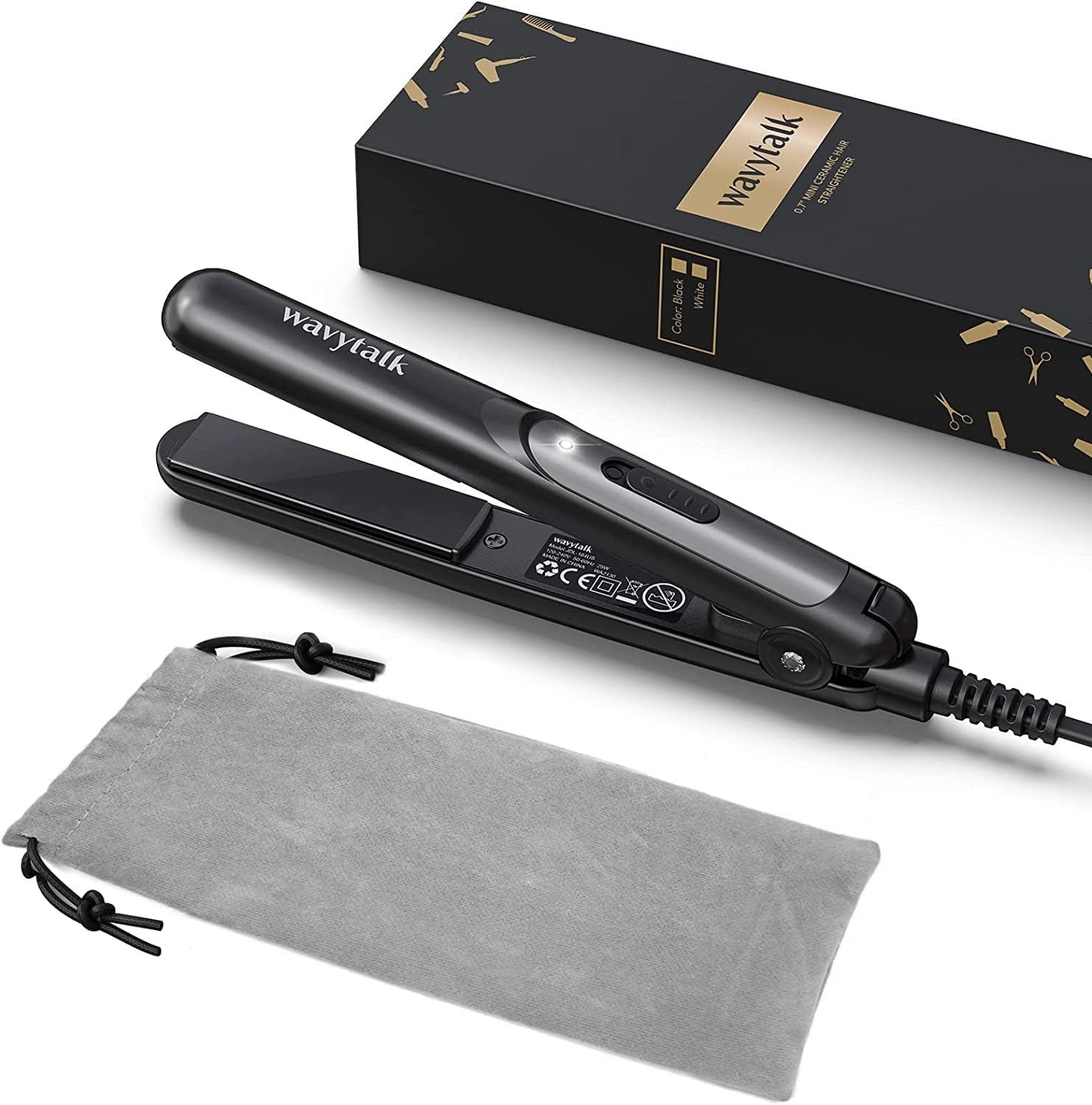 Wavytalk Mini Hair Straightener for Short Hair, Small Straighteners Travel Size...