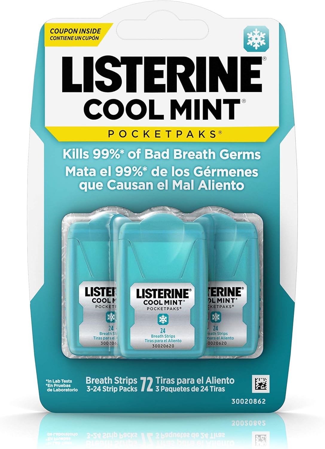 High-Quality Listerine Pocketpaks, Special Oral Care Strips, Innovative Minty Fr...