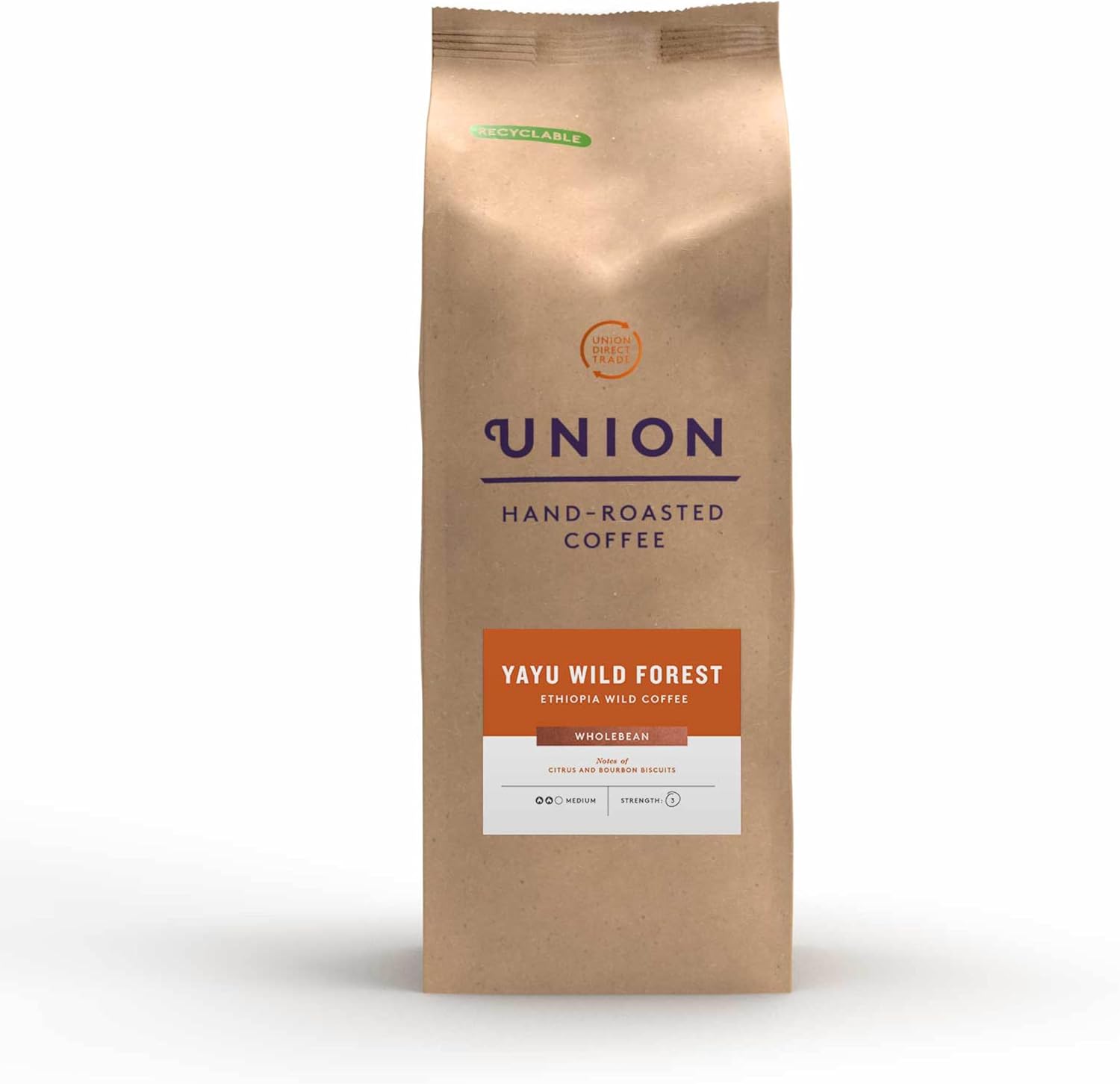 Coffee Beans Union, Unique Yayu Wild Forest Blend Coffee, Sustainable Medium Roa...
