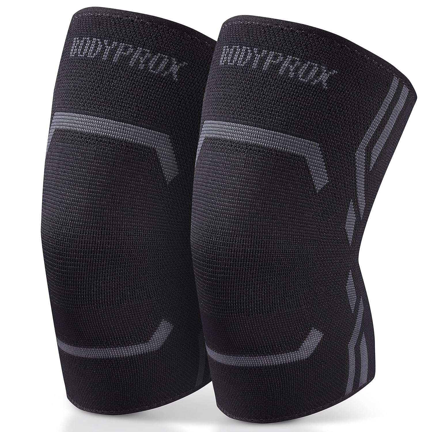 Knee Compression Sleeve 2 Pack for Men and Women, Knee Support Brace for Running...