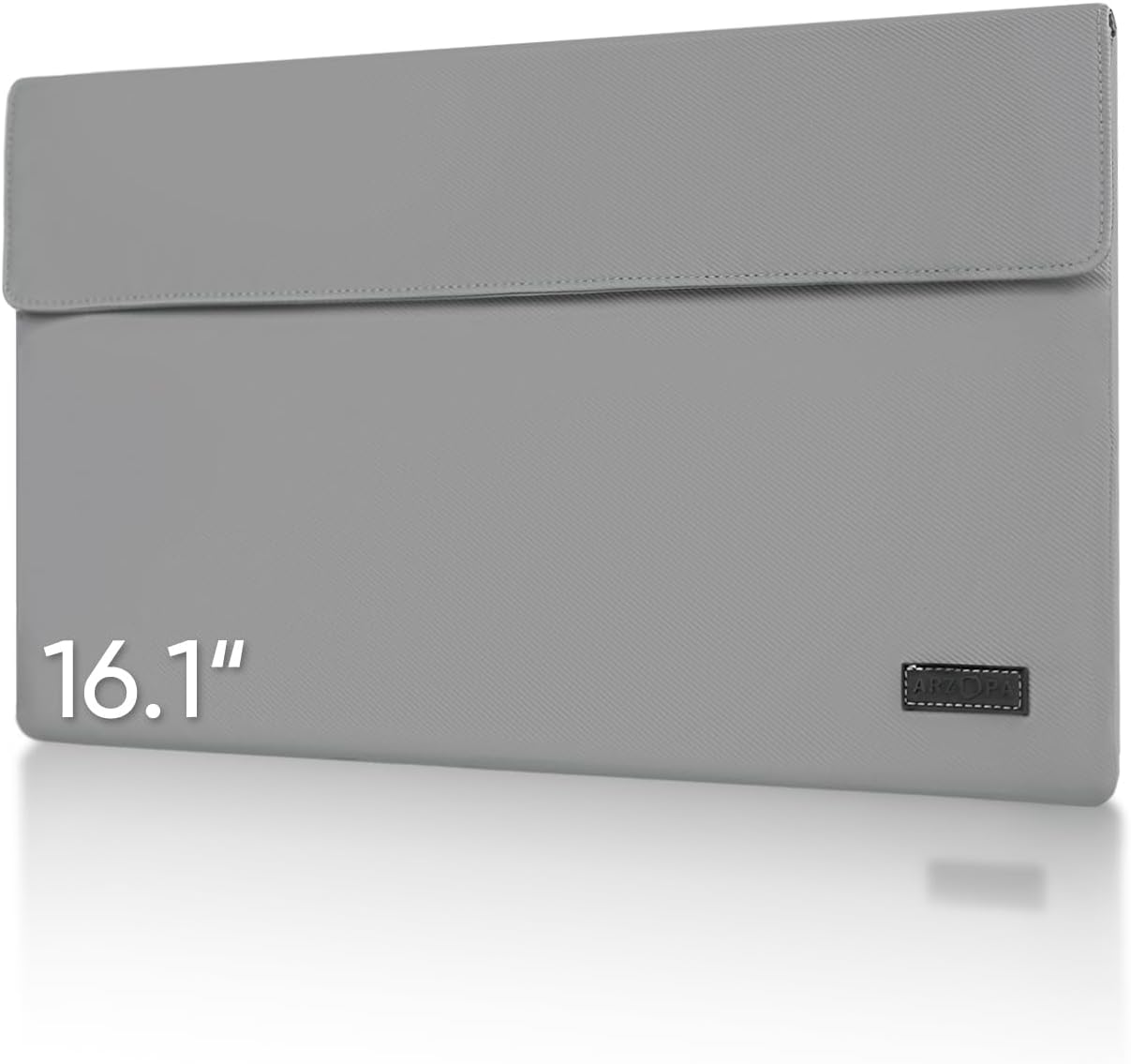 ARZOPA 16.1" Portable Monitor PU Leather Storage Bag, Waterproof Material, Botto...