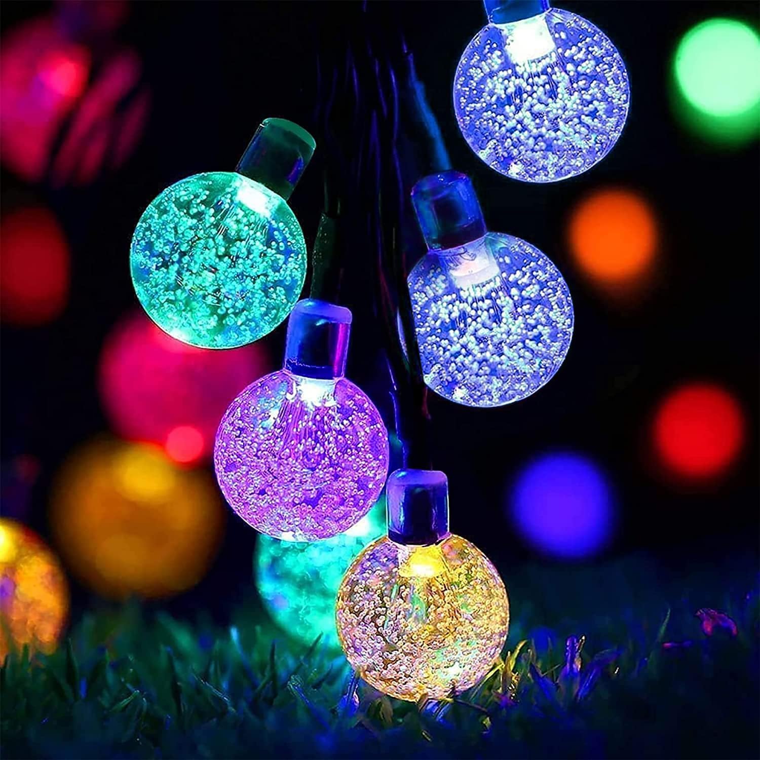 mafiti Solar Fairy Lights,12M/40ft 66LEDs Solar Lights Outdoor Garden with 8 Mod...