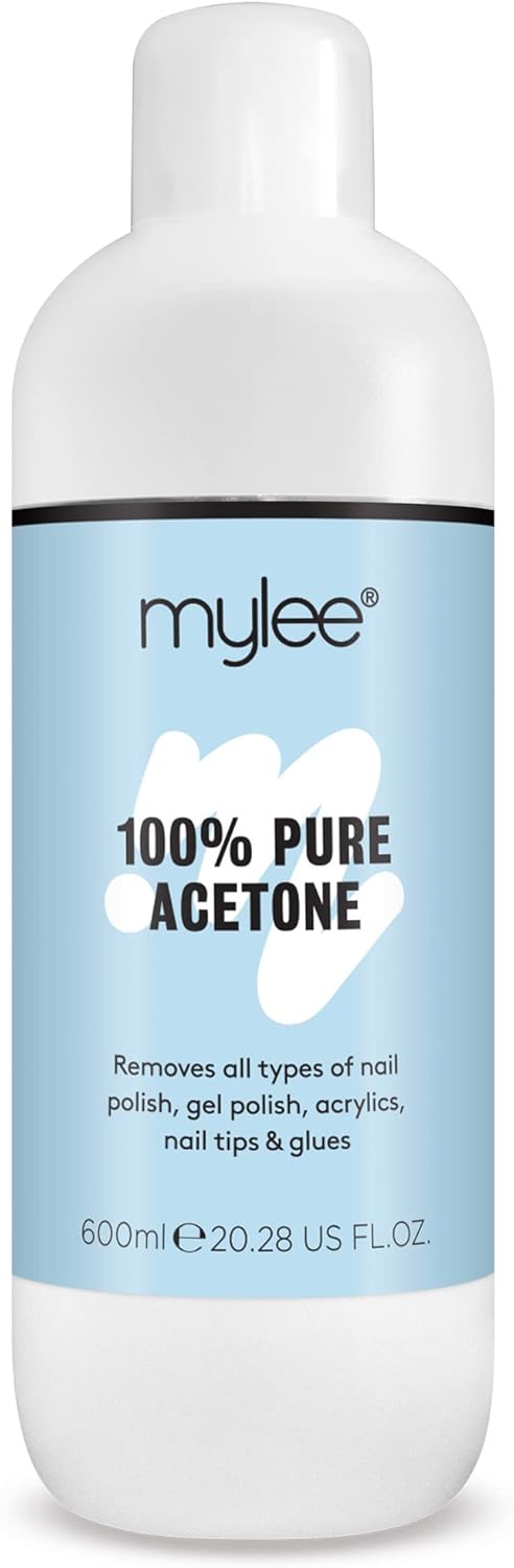 Mylee 100% Pure Acetone Gel Nail Polish Remover for UV/LED, Gel Soak Off, Remove...