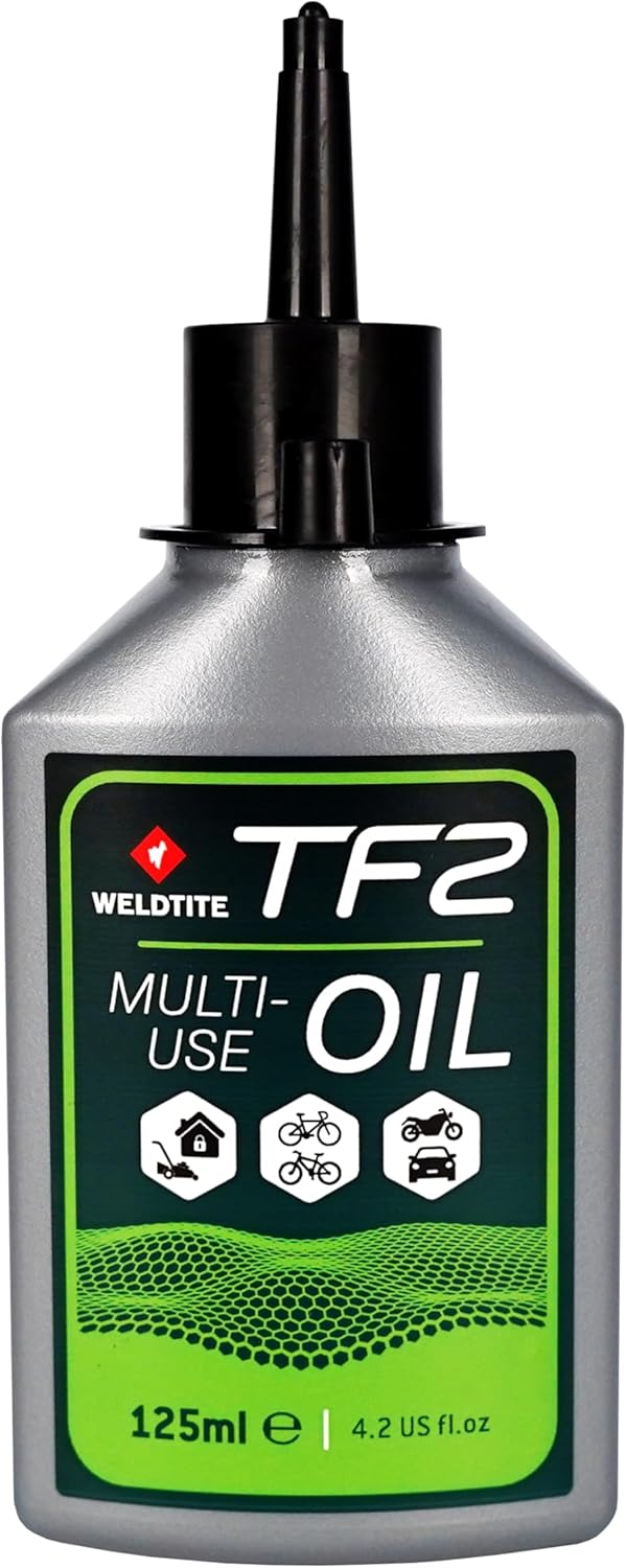 WELDTITE TF2 All Purpose Cycle Oil - Water Resistant Lubricant for Bikes, 125 ml