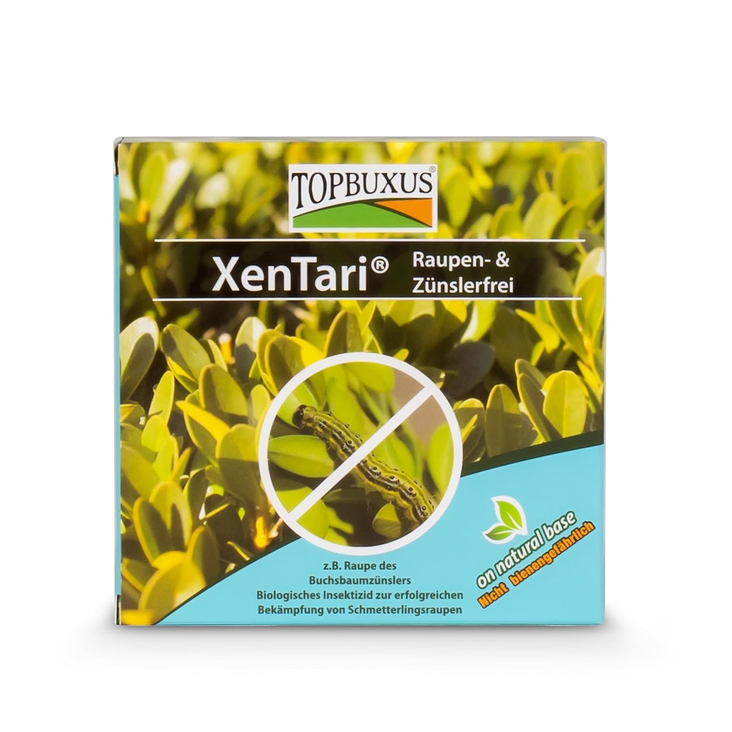 TOPBUXUS XenTari - Against Box Tree Caterpillars - 15g treats 150m2 Boxwood - Bi...