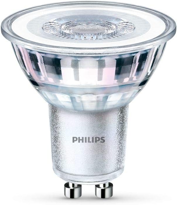 Philips LED Classic (GU10 Spot) 4.6W - 50W Equivalent, 220-240V, Standard Cool W...