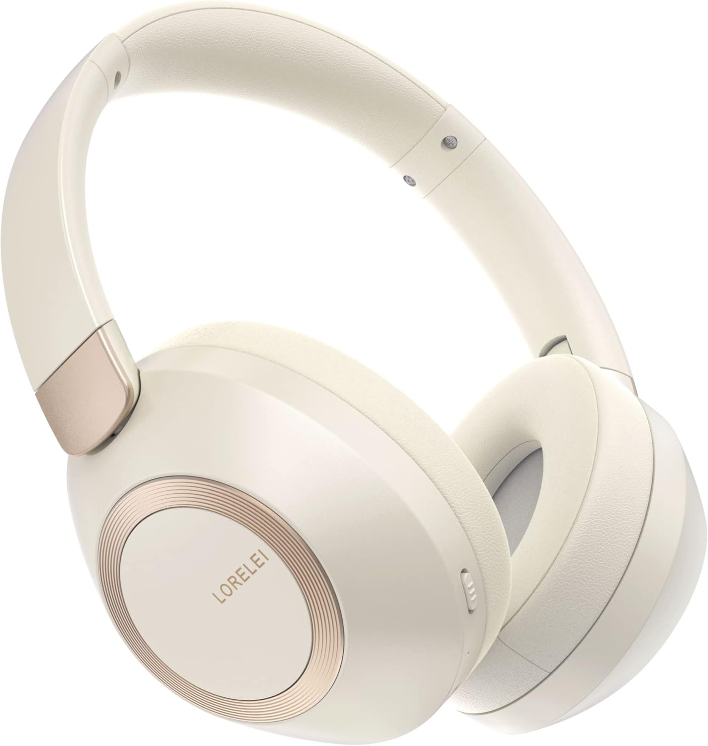 LORELEI B-C6 Wireless Over-Ear Headphones, 50H Playtime Foldable Lightweight Blu...