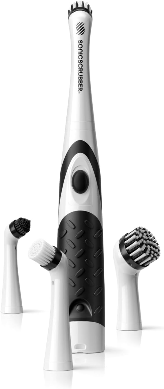 SonicScrubber Household Cleaning Brush - Electric Scrubbing Brush - Home, Kitche...