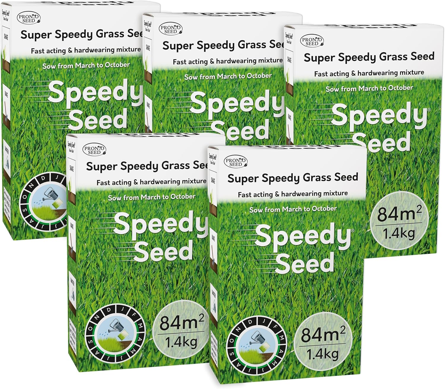 Pronto Seed Premium Grass Seed 7 kg - Fast Growing, Hard-Wearing - Covers 420m²...