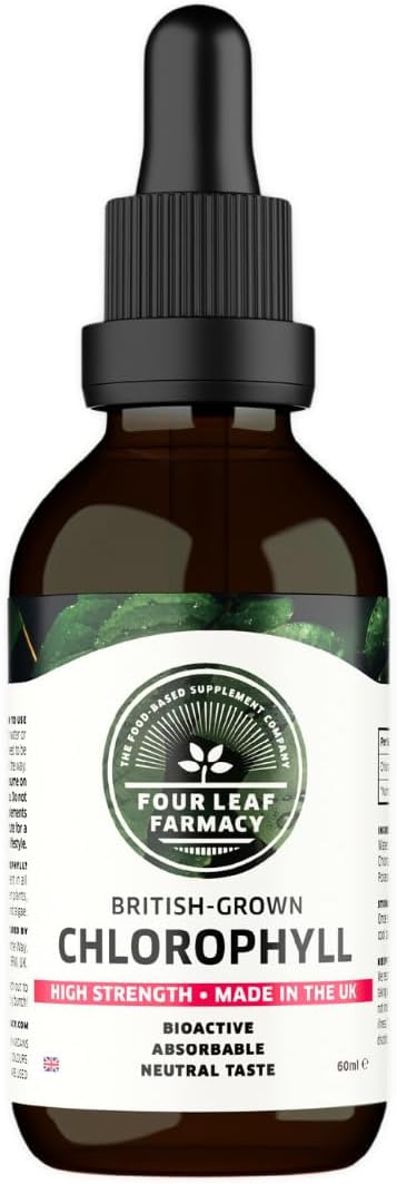 British-Grown Liquid Chlorophyll Drops, Special Chlorophyll Liquid for Water, In...