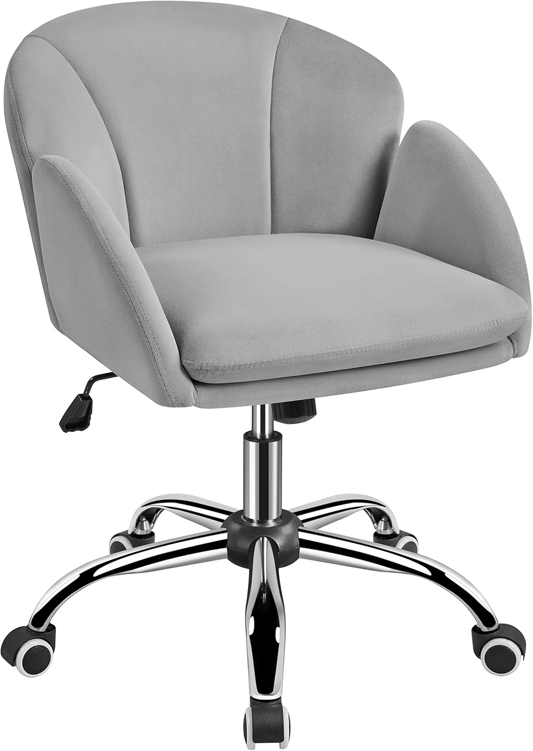 High-Quality Yaheetech Velvet Computer Office Desk Chair, Modern Desk Chair with...