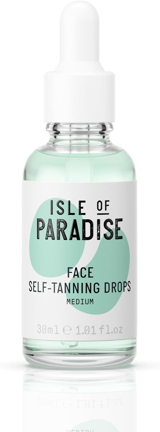 Isle of Paradise Self Tanning Face Drops Medium (30 ml) Add Self Tanning Drops t...