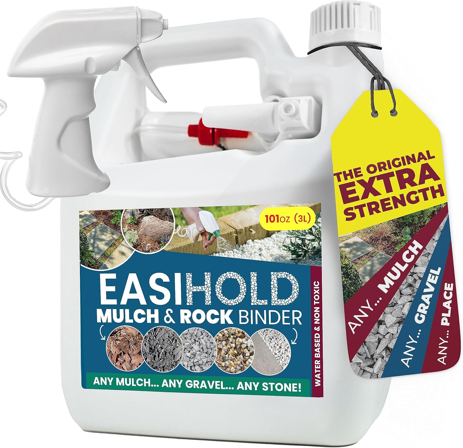 High-Quality vuba EASIHOLD ROCKS, Special Resin Gravel Glue With Applicator, Inn...