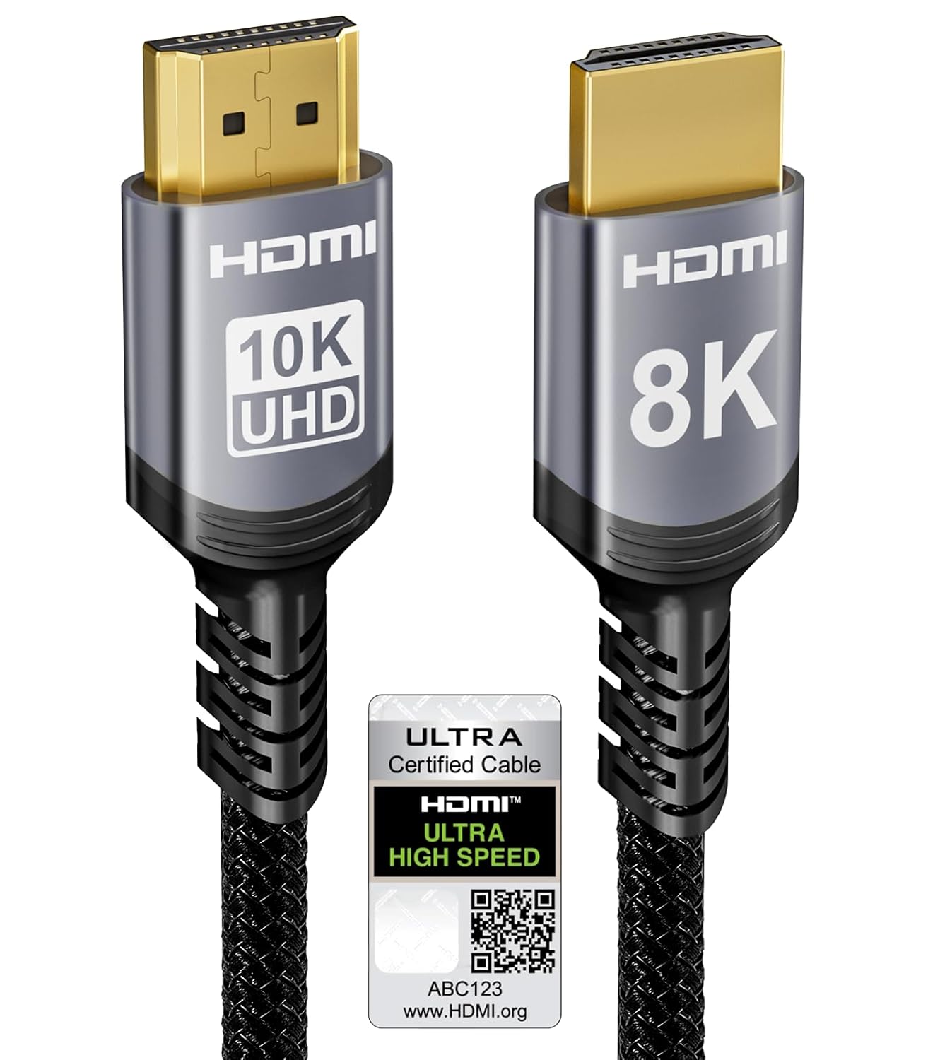 Sniokco 10K 8K HDMI 2.1 Cable 5M, Certified 48Gbps Ultra High Speed HDMI® Cable...