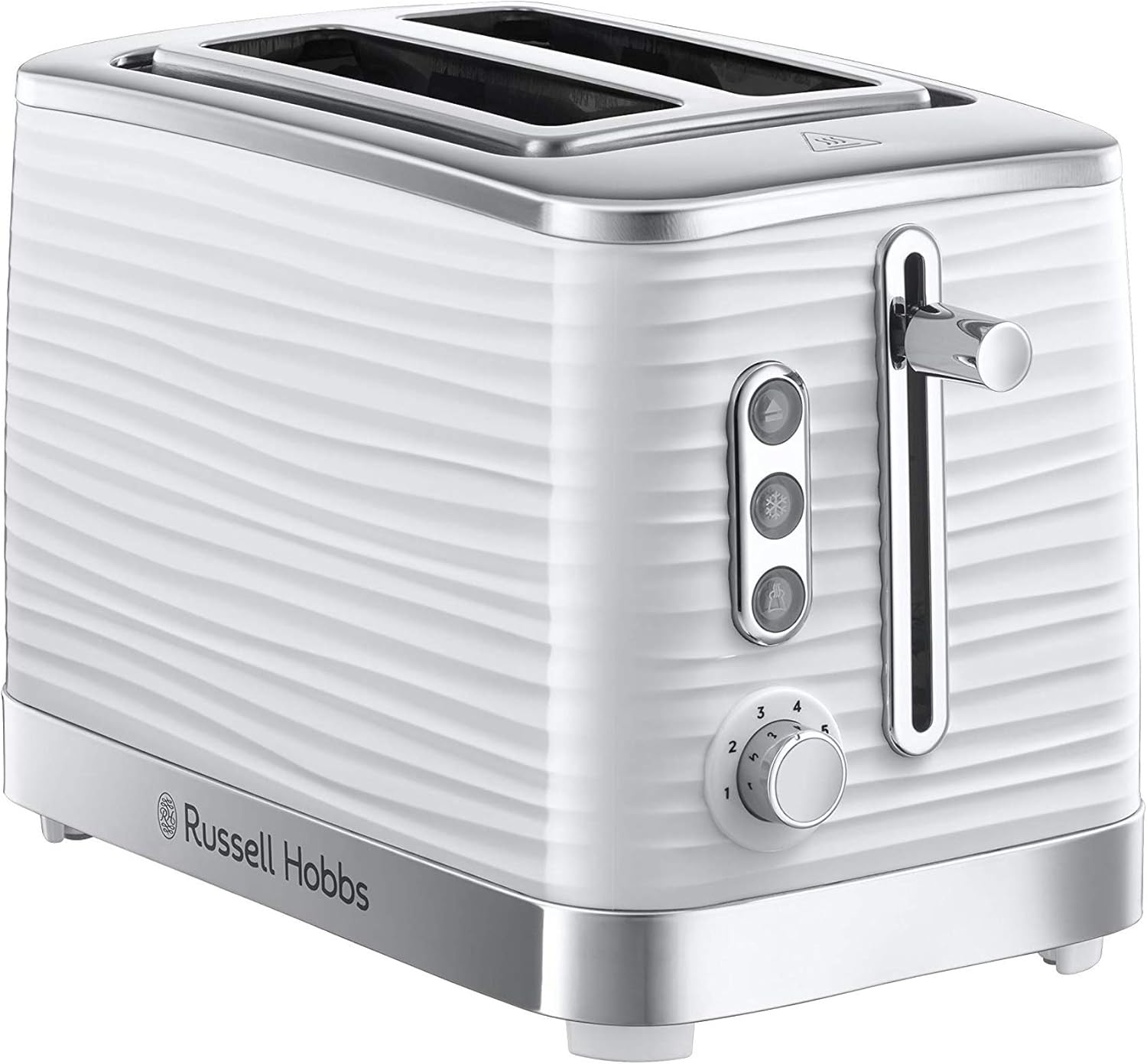 Russell Hobbs Inspire 2 Slice Toaster (Extra wide slots, High lift feature, 6 Br...
