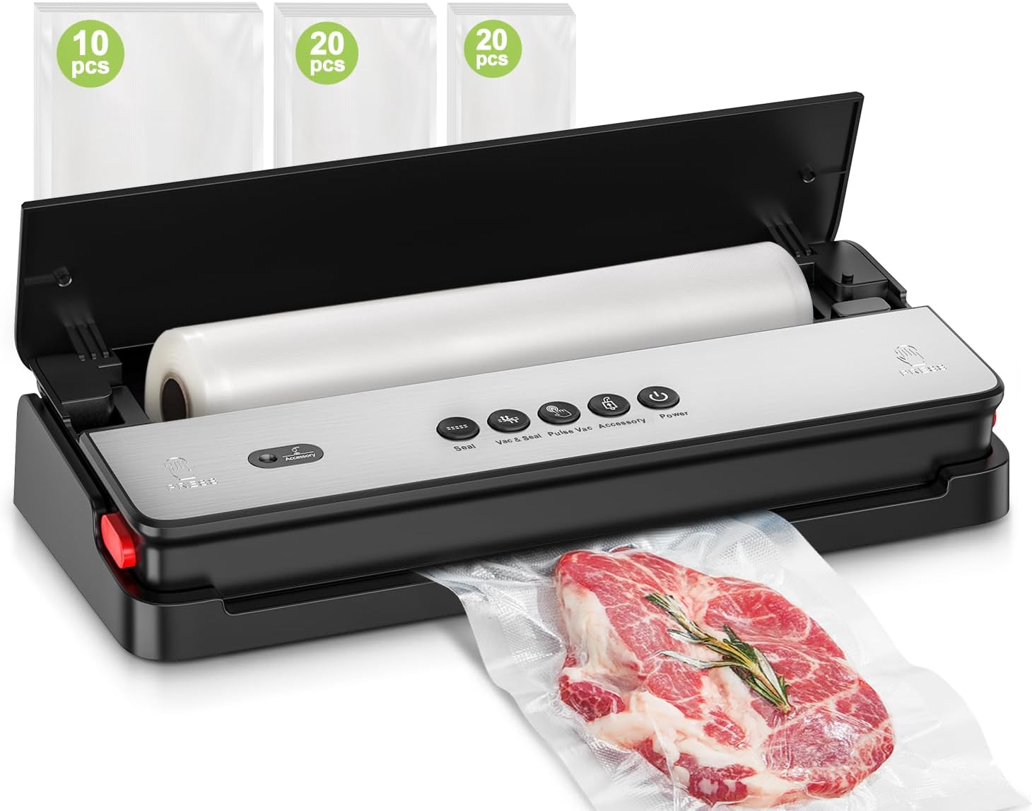 High-Quality Bonsenkitchen Vacuum Sealer, Special Multi-Functional Vacuum Sealer...