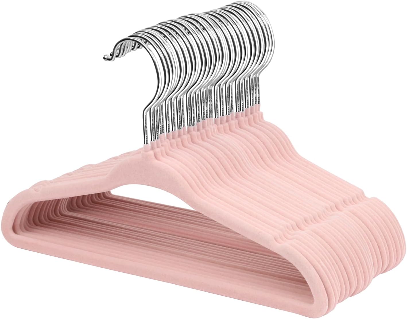 ManGotree Velvet Baby Clothes Hangers, Baby Toddler Kids Hangers with Swivel Hoo...