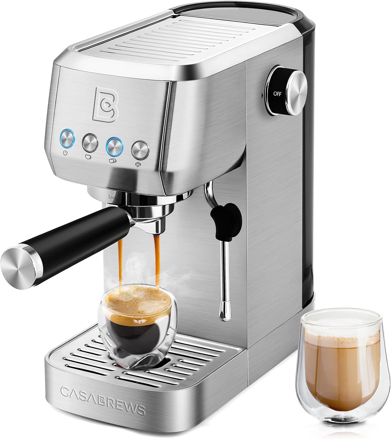 CASABREWS 20 Bar Coffee Machine, Professional Coff...