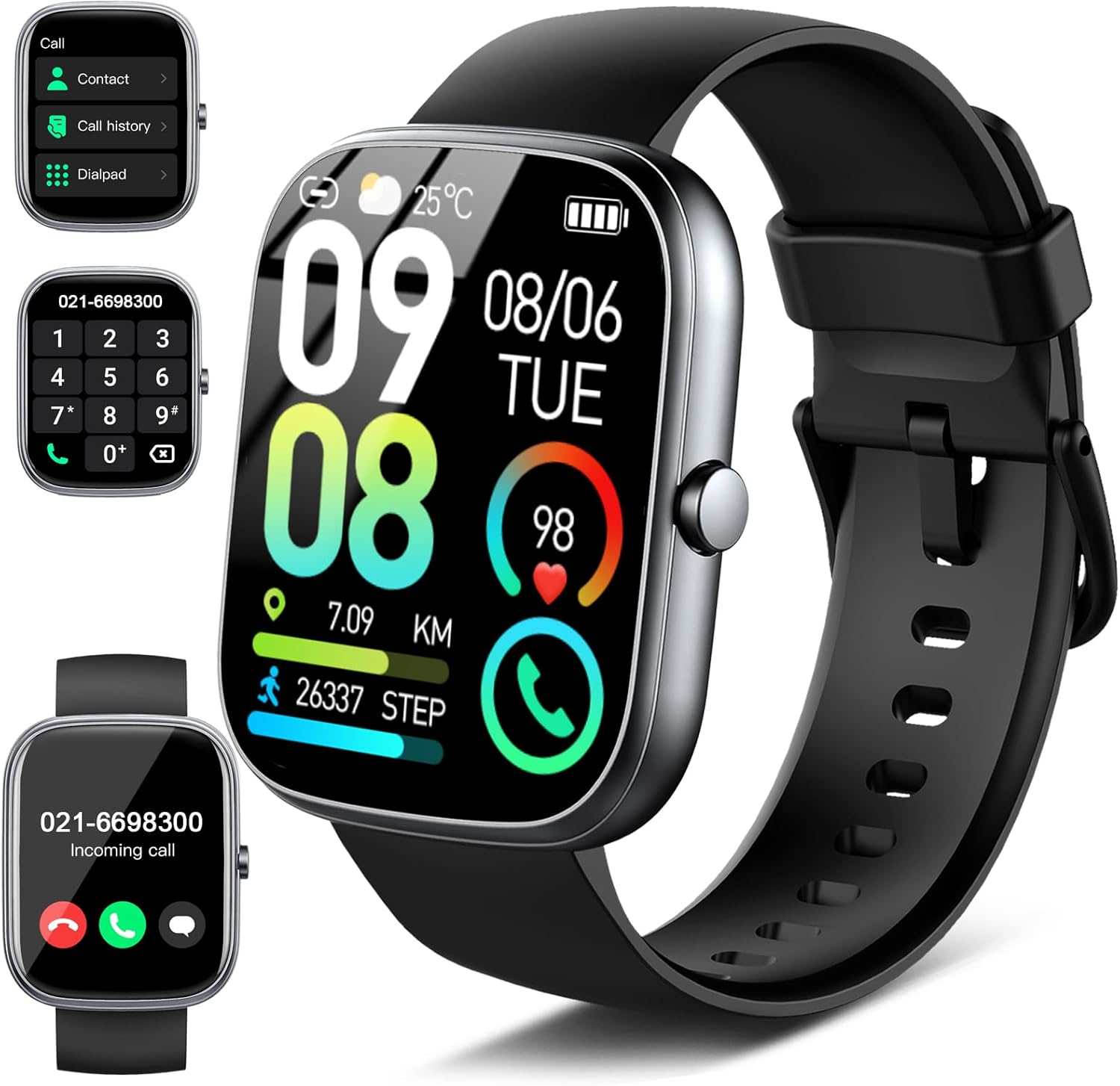 Innovative Smart Watch for Men and Women, Unique Smartwatch for Answering and Ma...