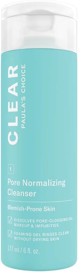 Paula's Choice CLEAR Pore Normalizing Cleanser - Cleansing Gel & Makeup Remover...