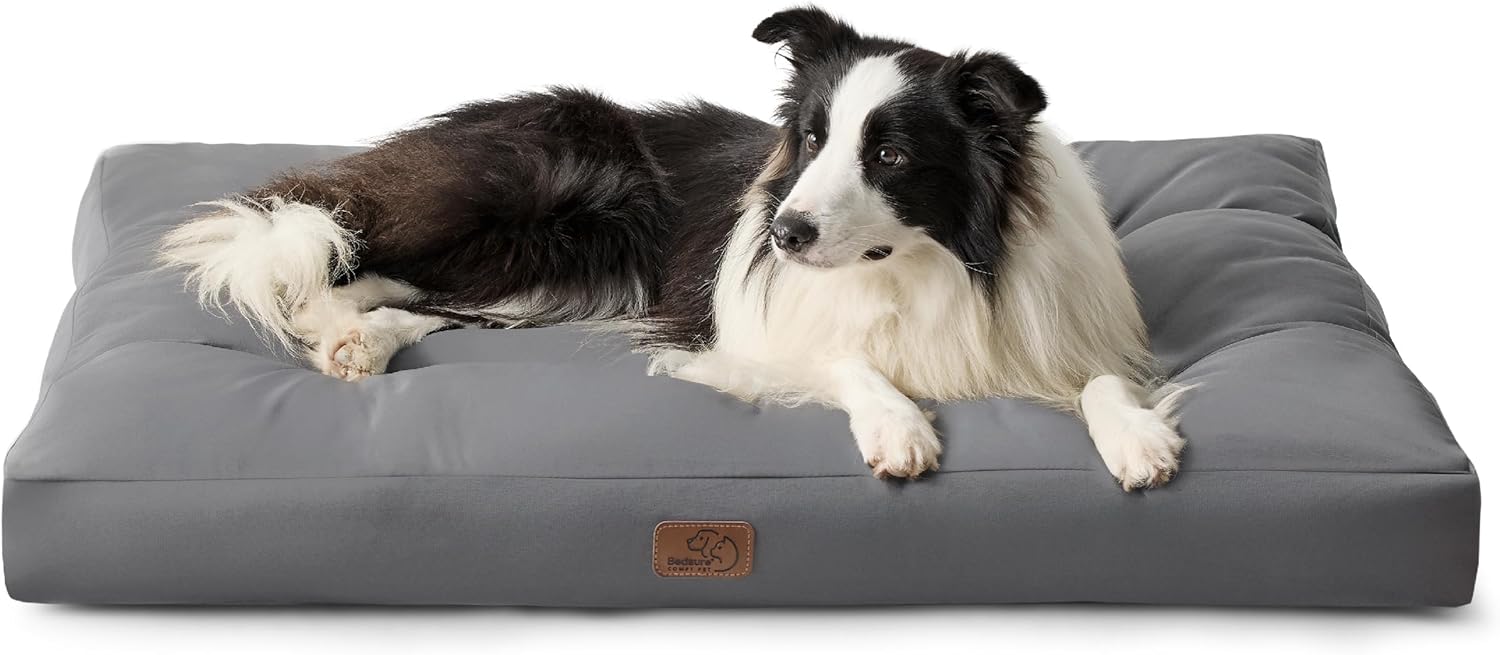 Bedsure Waterproof Dog Bed, Special Washable Dog Bed Mattress With Oxford Fabric...