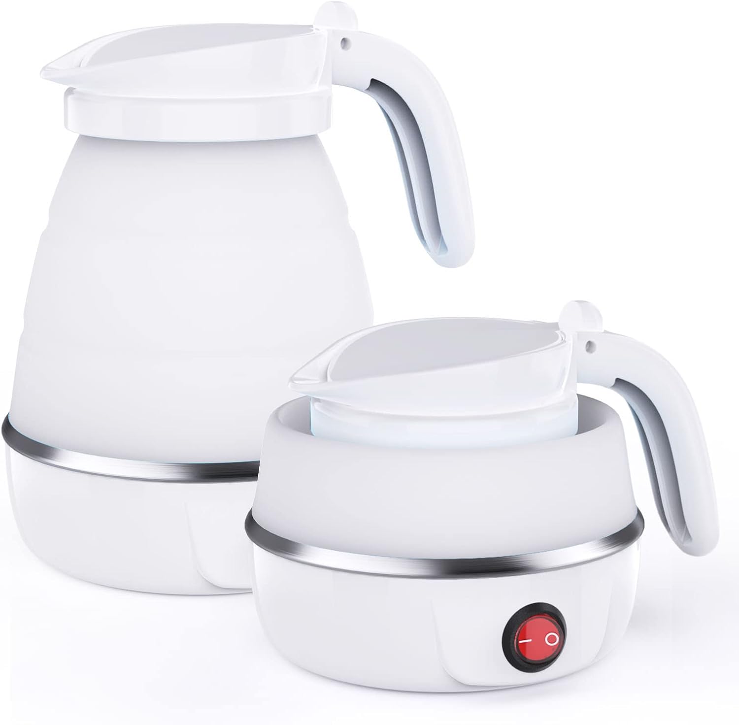 YudouTech Foldable Electric Kettle, Camping Kettle, Mini Travel Kettle, Silicone...
