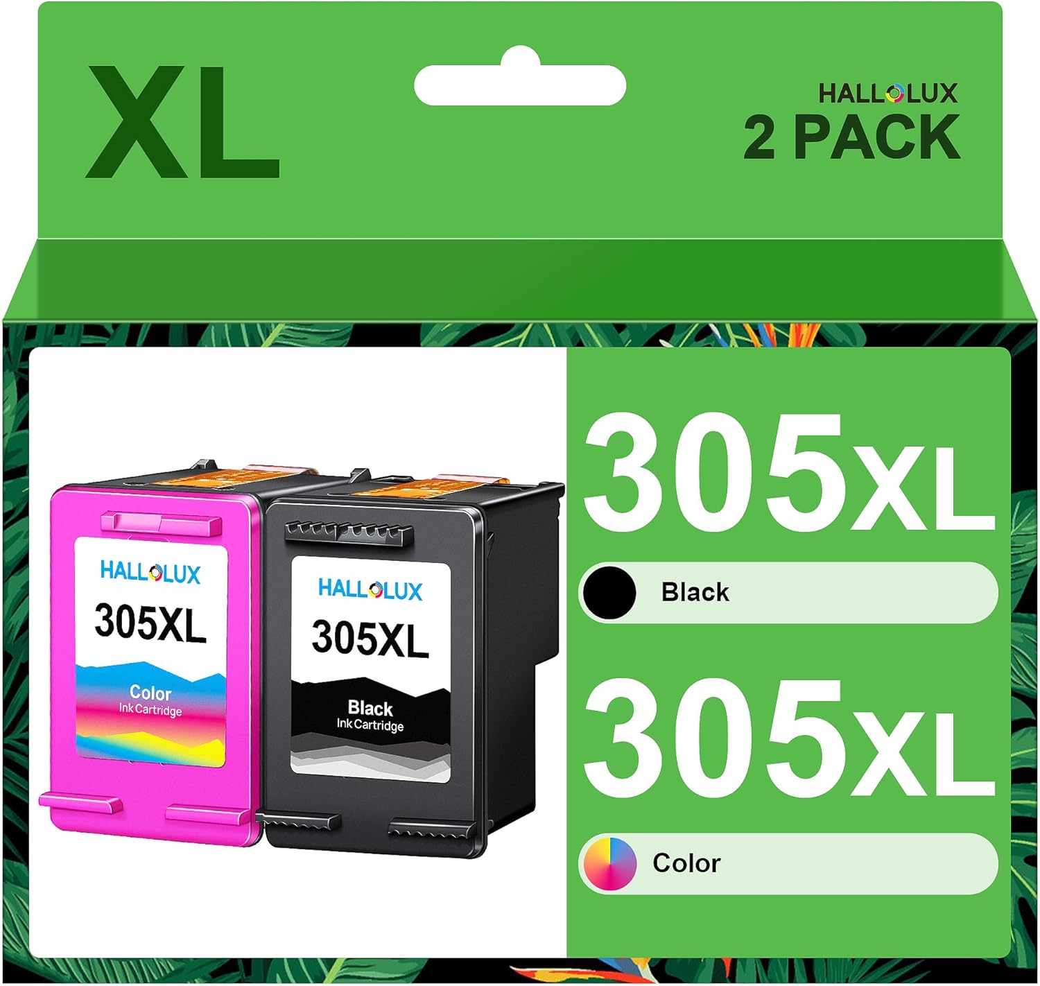 305XL Ink Cartridges Replacement for HP 305 Ink Cartridges for HP DeskJet 2700 2...