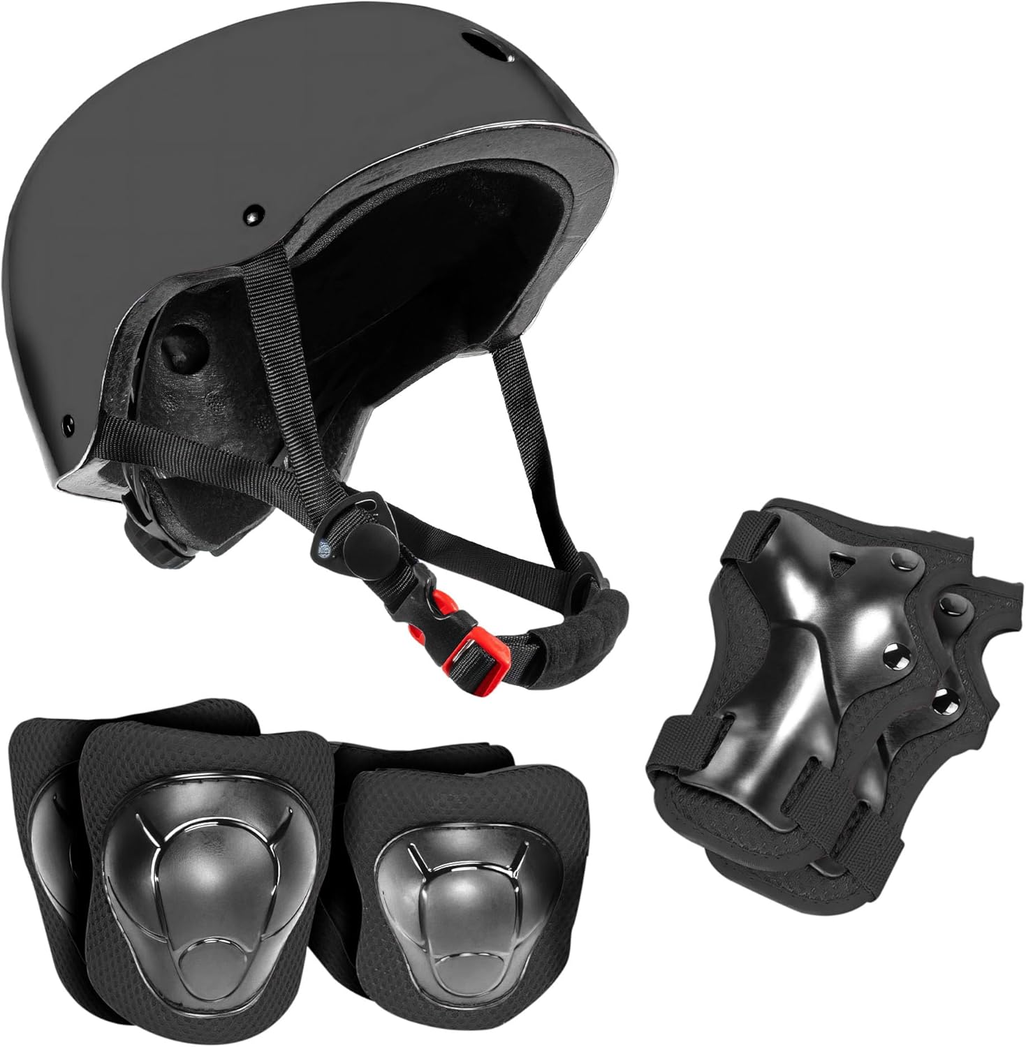 Niftii Kids Helmet with Pads - Adjustable Multi-Sport Complete Safety Gear for C...