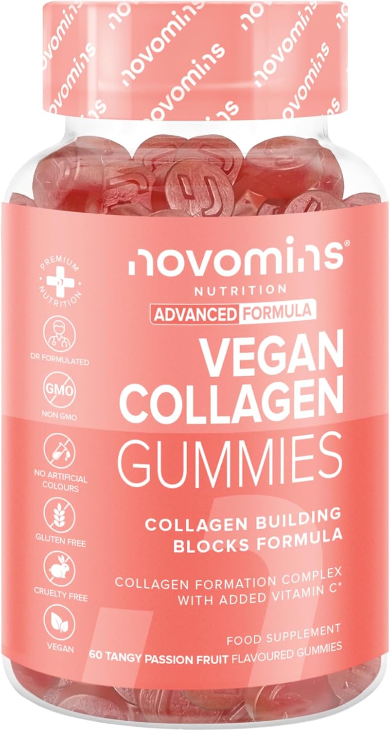 Vegan Collagen Gummies – Advanced Superfood Blend – Vegan Collagen Alternative f...