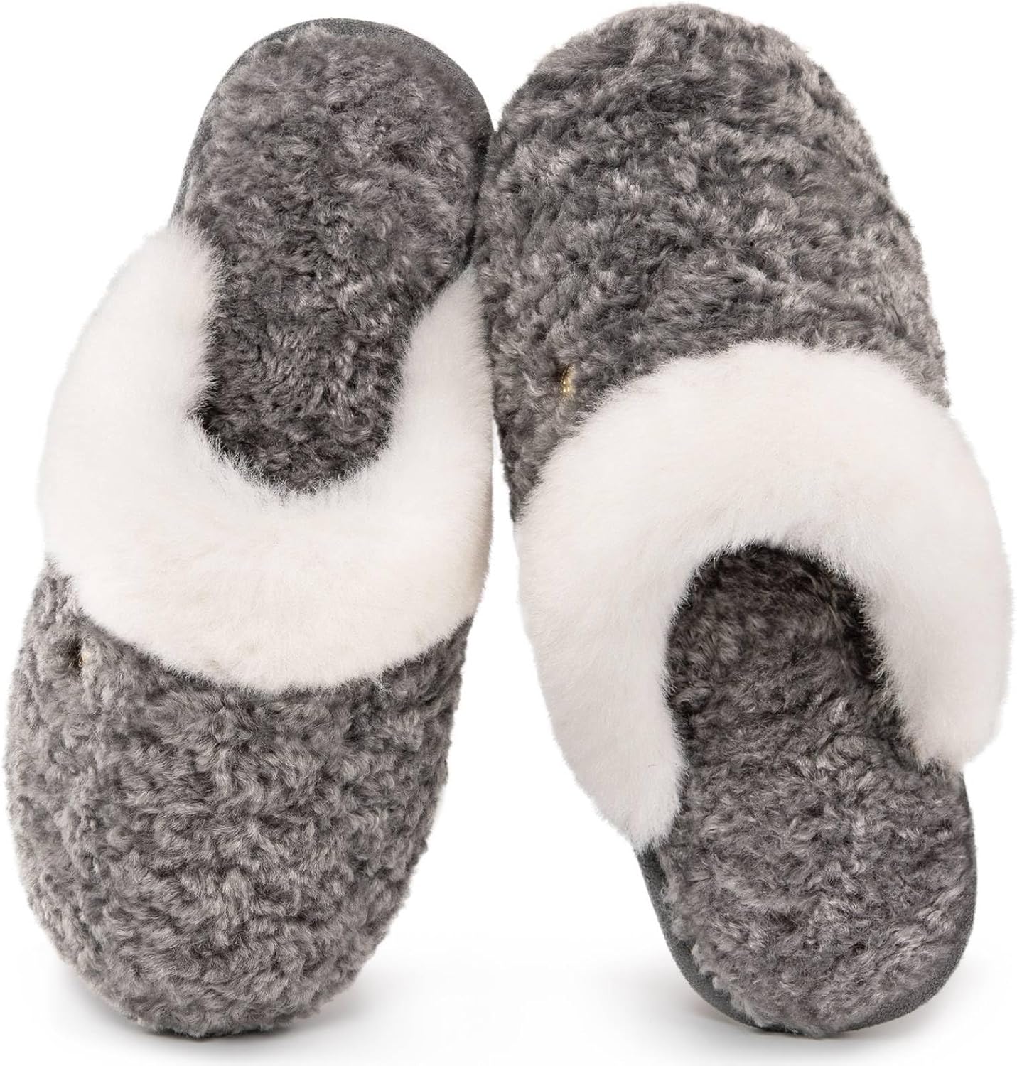 Cozy HomeTop Women's Slippers, Exclusive Faux Alpaca Bedroom Shoes, Comfy Indoor...