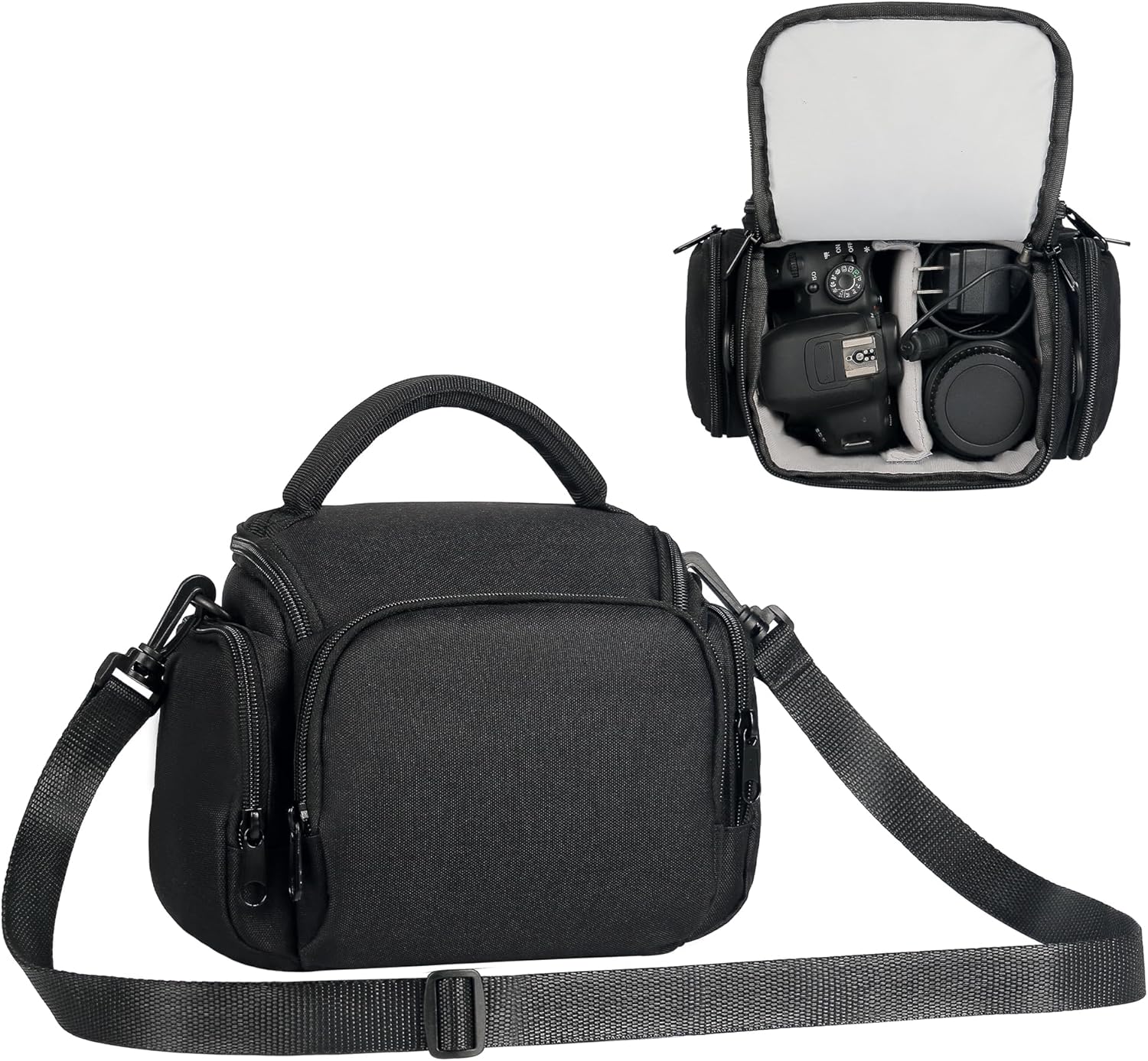 Winning SLR Cameras Case, Waterproof Shockproof DSLR Camera Single Bag, Adjustab...