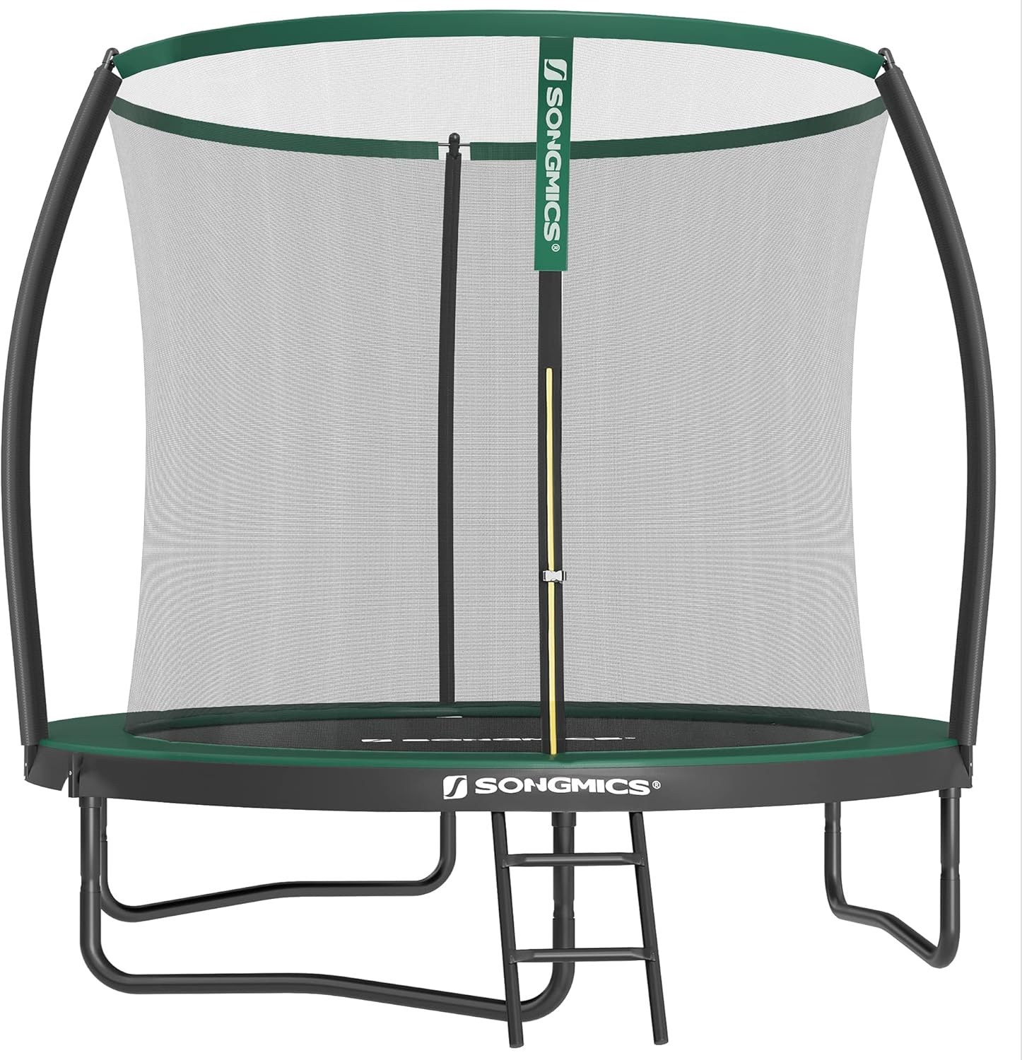 SONGMICS Trampoline Ø 305/366 cm, TÜV Rheinland GS certified, round garden tramp...