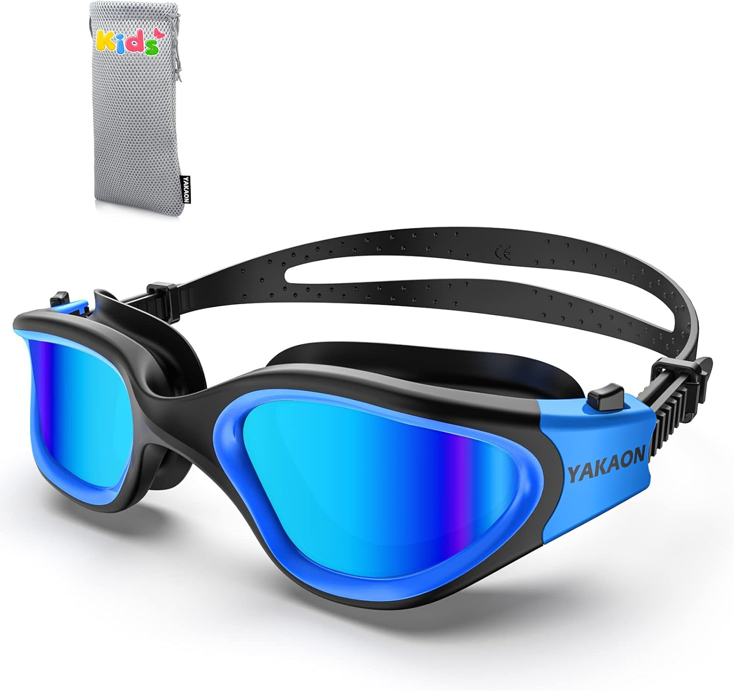 YAKAON Kids Swim Goggles, G1Mini Comfortable Polarized/Non-Polarized Anti-Fog Sw...