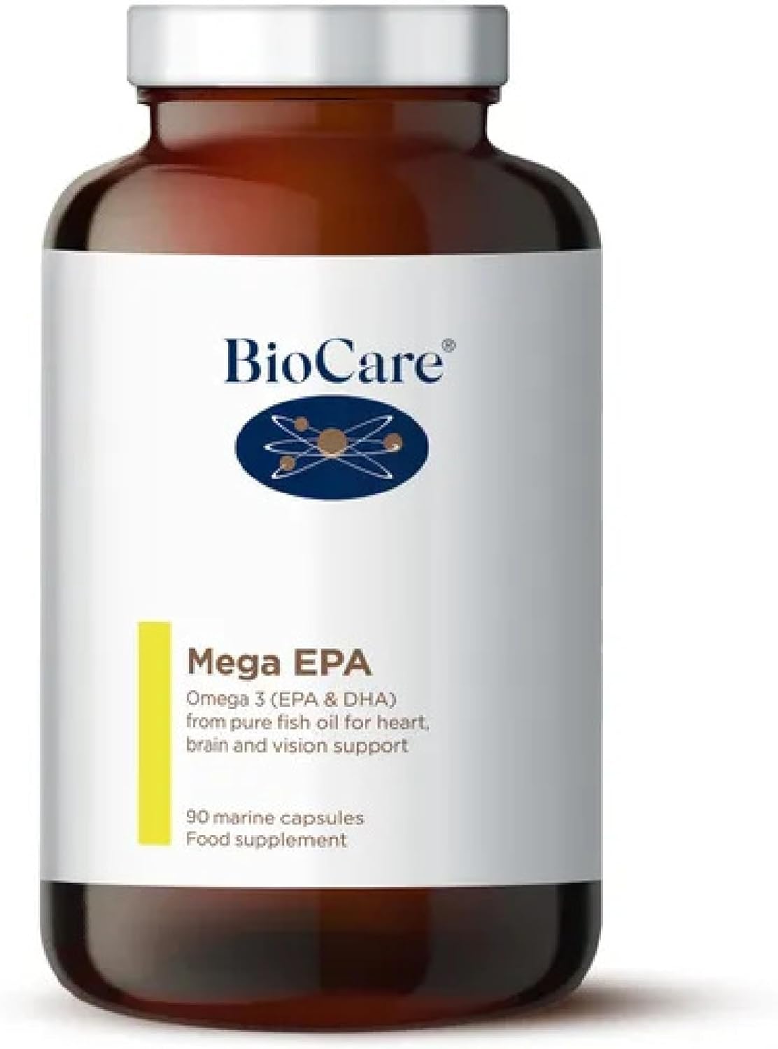 BioCare - Mega EPA - Pure Fish Oil with Omega-3 Fatty Acids, EPA & DHA - Marine...