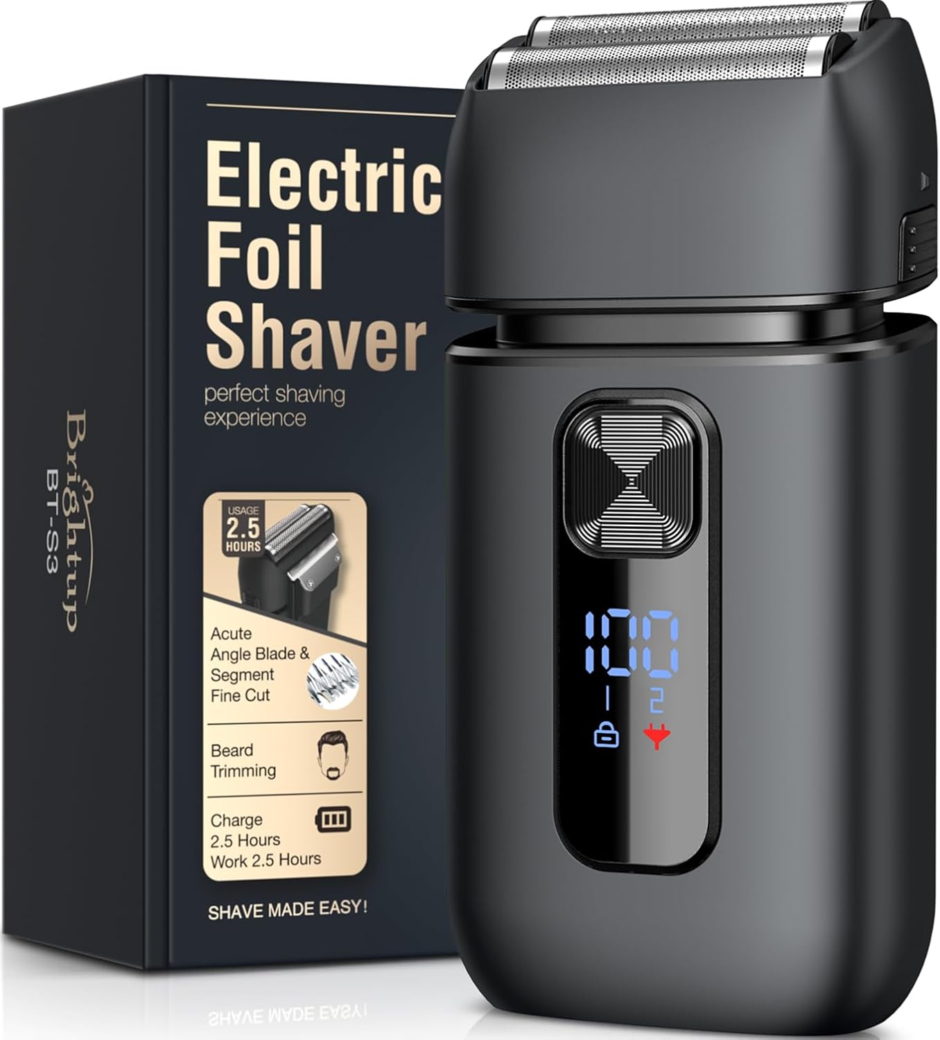 Brightup Foil Shaver, Electric Razor for Men, Upgr...