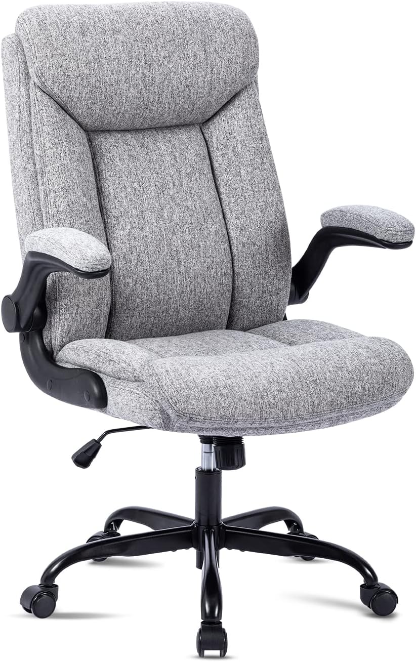 MZLEE Executive Office Chair, Ergonomic Computer Desk Chair Swivel Work Chair wi...