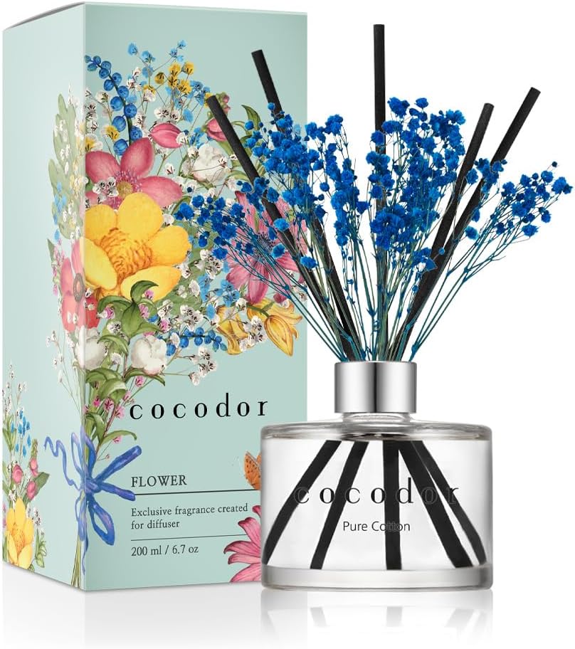 Exceptional COCODOR Pure Cotton Flower Reed Diffus...
