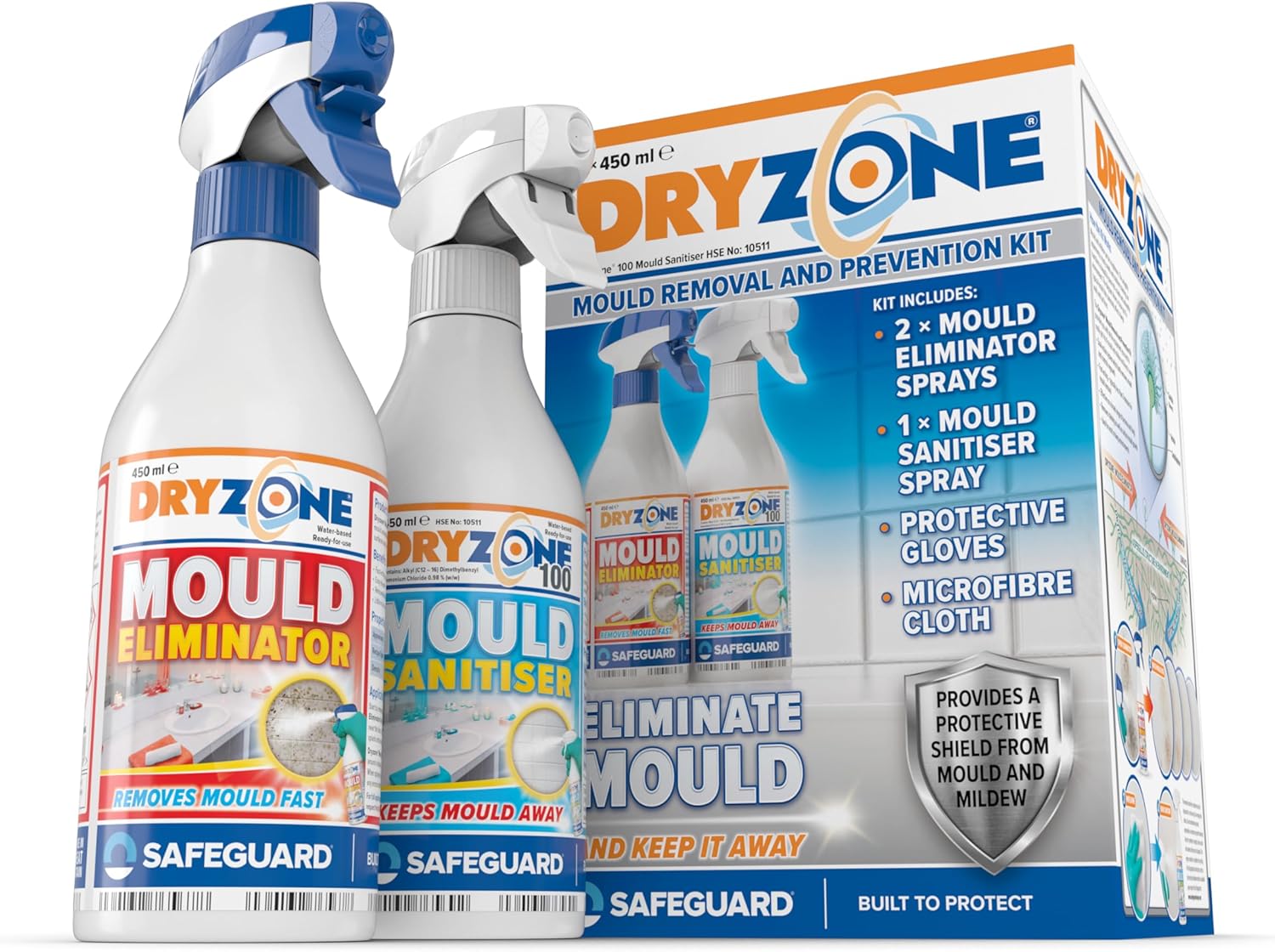 Ultimate Dryzone Mould Remover and Prevention Kit, Special Long-Term Solution to...