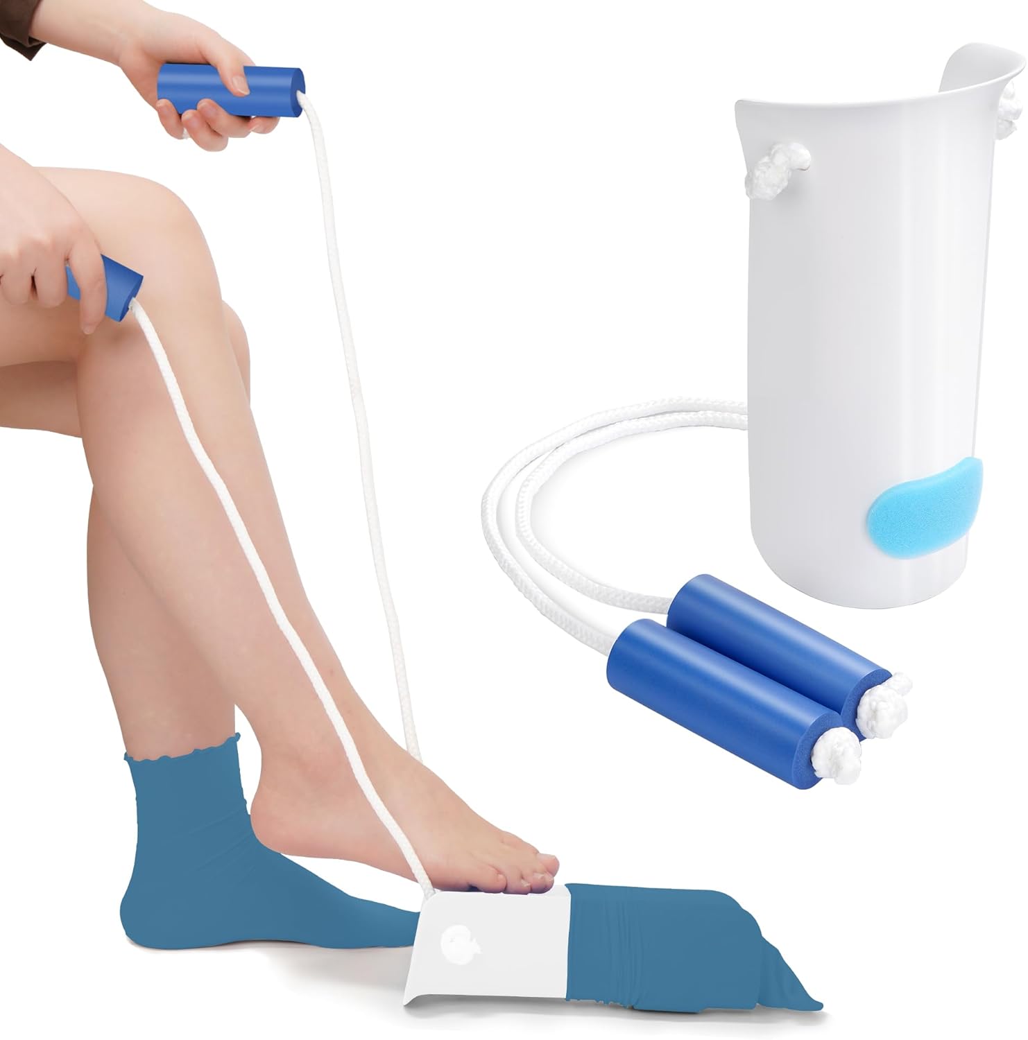 Kekoy Sock Aids for Putting Socks On and Off for Men and Women, Easy to Use Than...