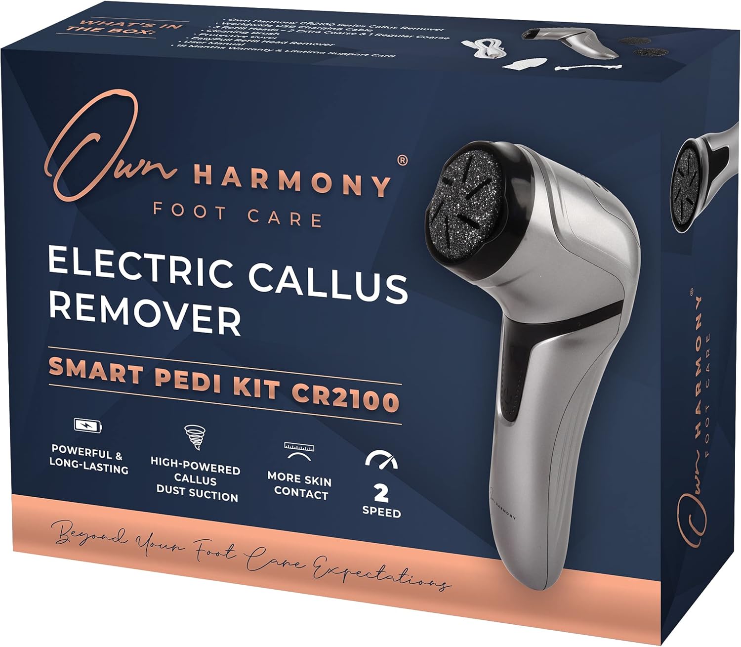 Own Harmony Electric Hard Skin Remover with Vacuum...