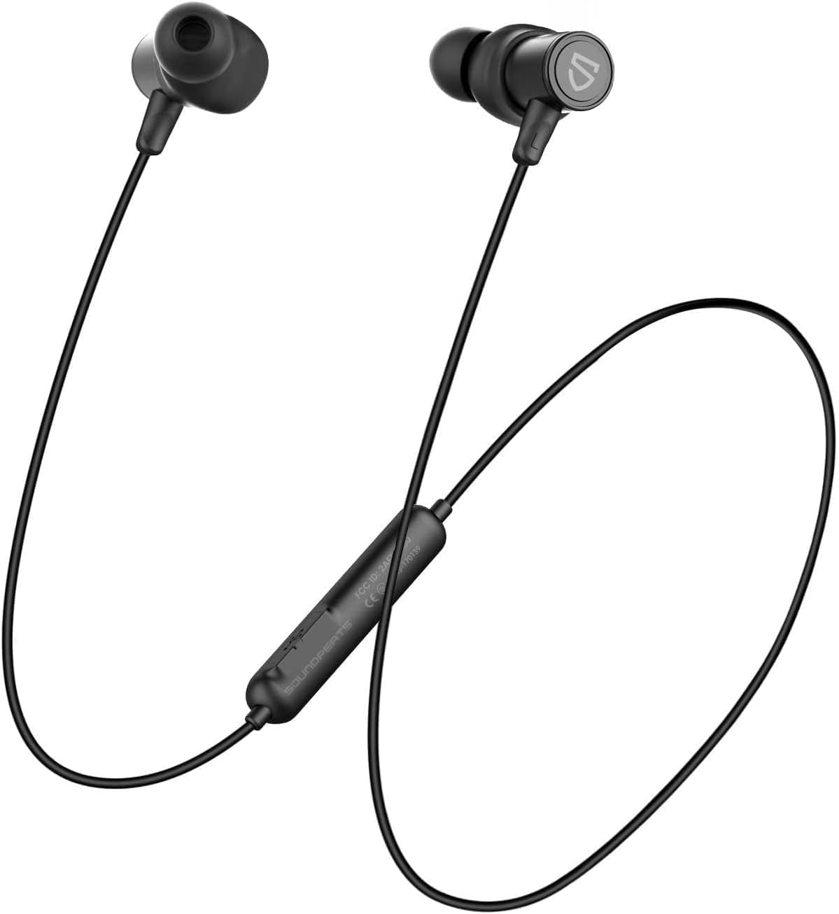 SoundPEATS Q30 HD+ Bluetooth Earphones with Mic, Wireless Earbuds Magnetic IPX5...